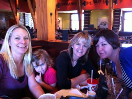 My 56th birthday lunch with daughters Jan 2012