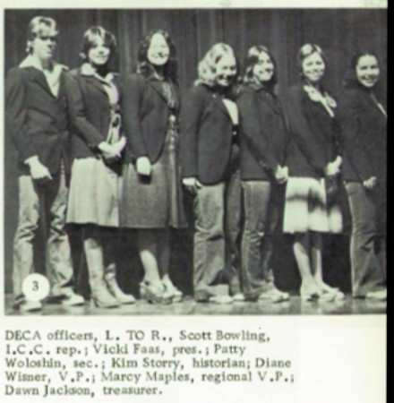 DECA officers 1977