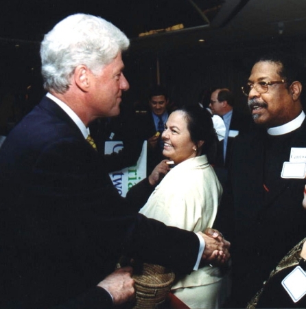 Meeting President Clinton