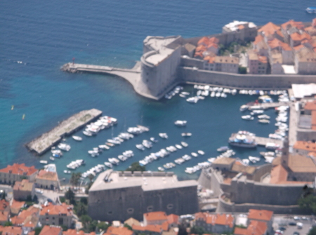 Croatia, shot from sky tram