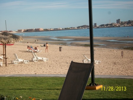 The beach at Condo