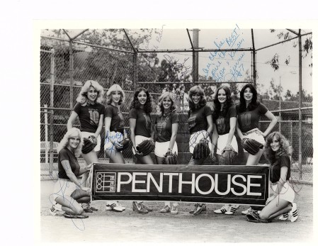 Penthouse Softball Team, Played Charity Game