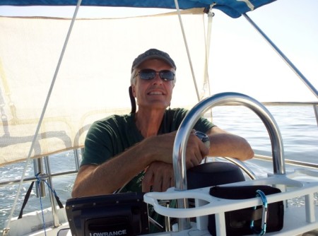 Me sailing on the Gulf near Marco Island
