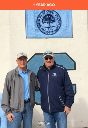 The Citadel 45th year class reunion in 2018