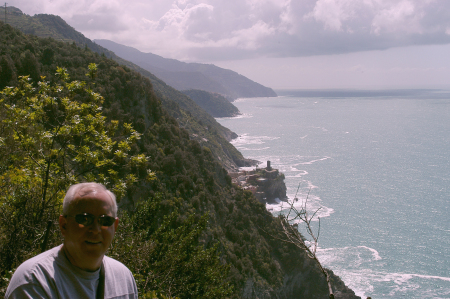 Over looking Vernazza, Italy