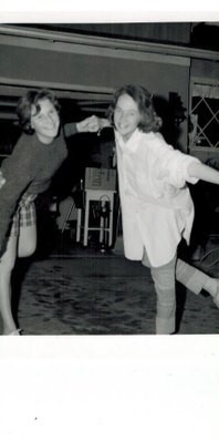 Tina Leach and Gloria Sowles ca 1962