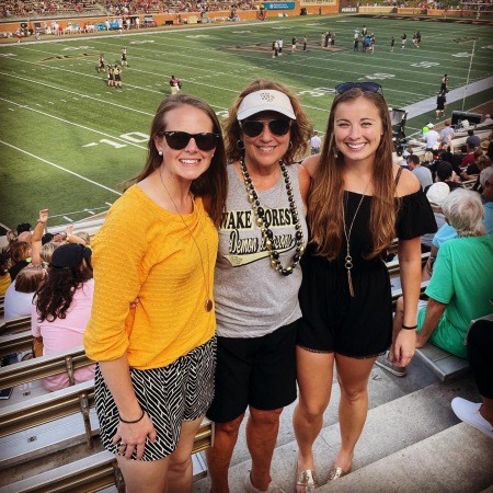 Cheering on the Deacs💛🖤🏈 Go Wake Forest!