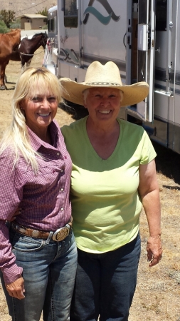 Blondie (Jean) & Pam in May 2015