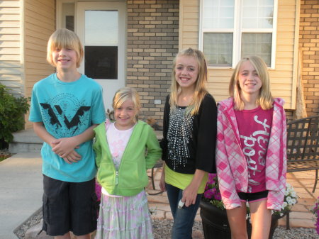 Kids 1st day of school August 2011