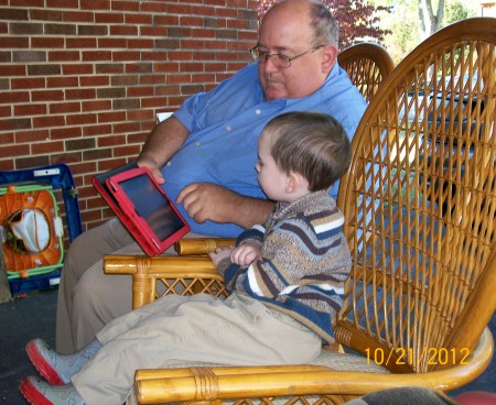 Nate & Papaw, Fall 2012