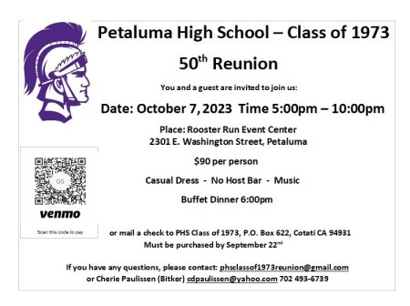PHS Class of '73 50th Reunion