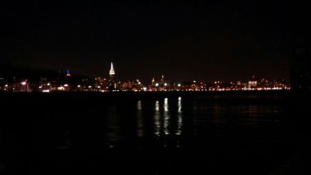 Evening Manhattan skyline