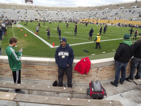 Notre Dame Football Game 2012