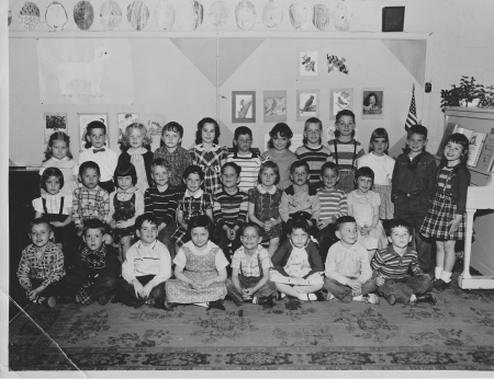 Mrs. Faron's Kindergartern 1956