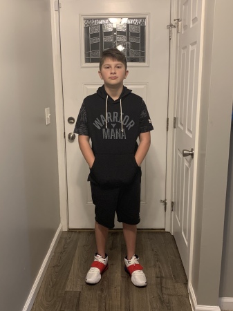 My son- Ethan 7th Grade