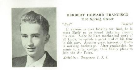 Herbert (Bud) Francisco's Classmates profile album