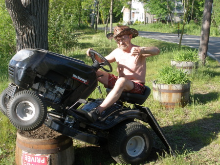 can't take the tractor out of the boy