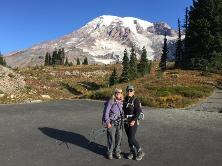 Hiking with my amazing sister