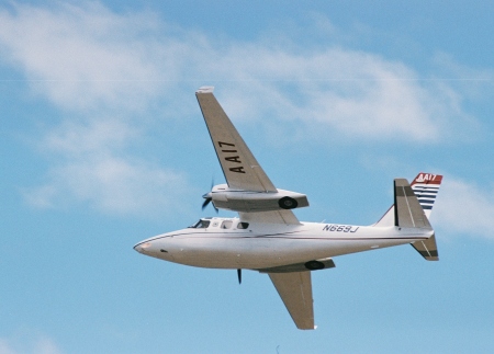 Spotter plane buzzing the tower