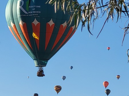 Balloon Fiesta October.