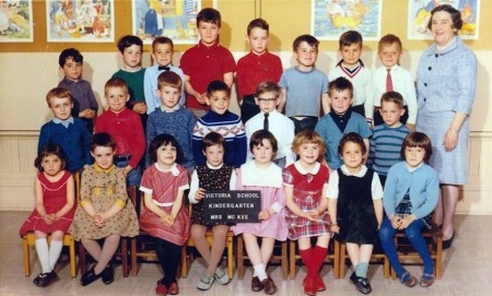 Kindergarten Class, Victoria School 1966 