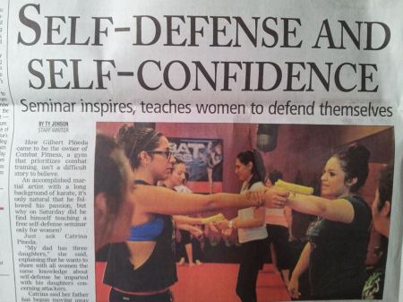 self defense seminar june 2014