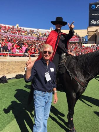 At Texas Tech With The Masked Rider