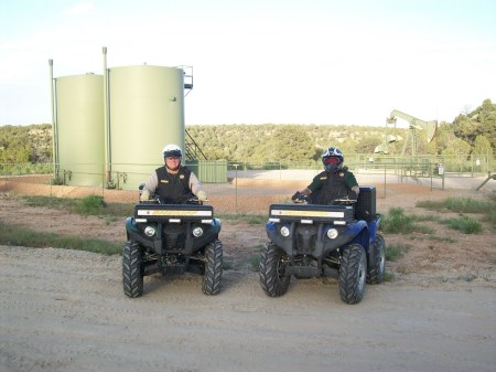 Oilfield patrol on Labor Day weekend.