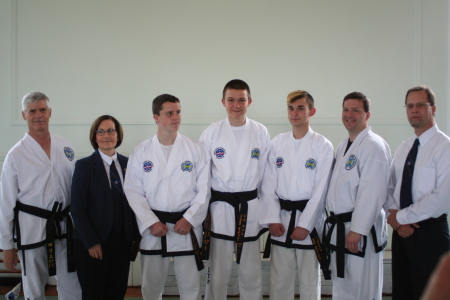 Students from my school - Black Belt test May 2016
