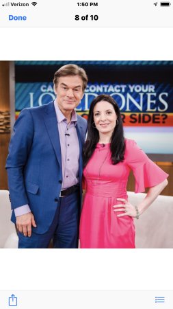 My daughter Ginny with Dr. Oz 