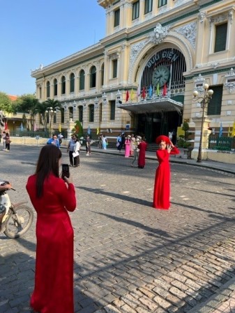 Old Post Office in Saigon, Vietnam