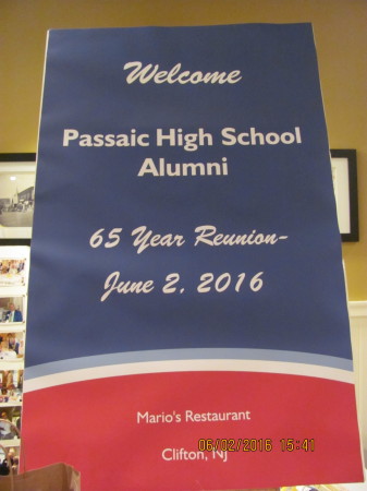 Passaic HS 1951 65th Reunion