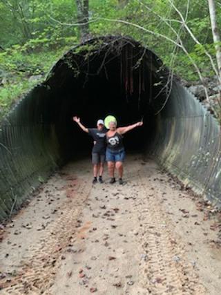 4 wheeling with daughter Shelly