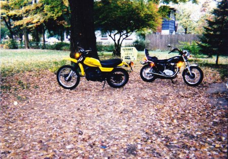 Yamaha 79' DT-250F & 83' 650 twin special