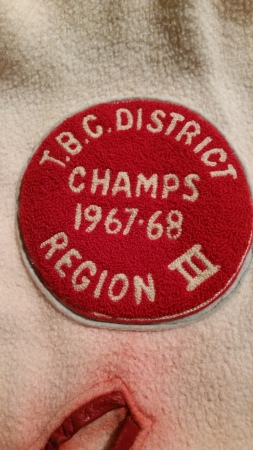 '68 basketball championship letter jacket