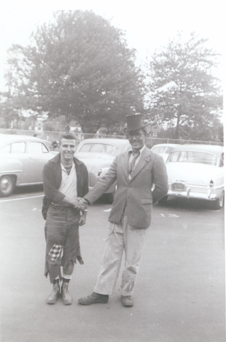 "Old Clothes" Day - 1954 - with "Richard?"