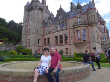 Belfast castle in Ireland