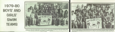 79-80 Yearbook Swim Teams (Sr Year)