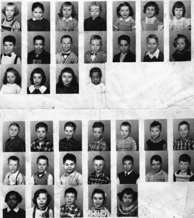 sycamore School kindergarten 1956