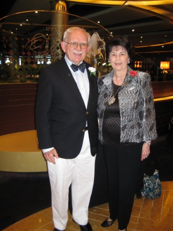 Sandra and I on our 50th anniversary cruise