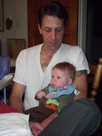 Matthew & baby Leland