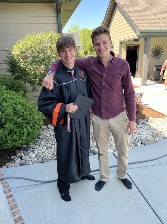 Alec Graduation with Zach