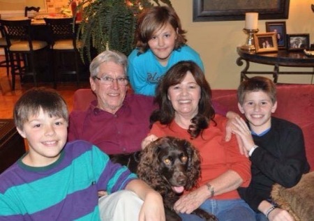 Linda, Jake and our 3 grandsons 