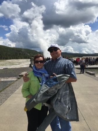 Stella and Bob Gardner in Yellowstone