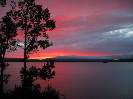 Lake Heron Sunset, Chama NM