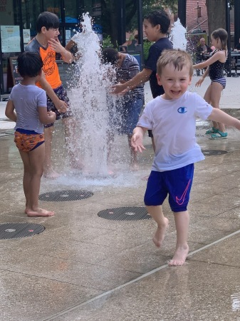 My grandson summer fun in Raleigh!