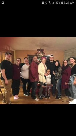 My oldest daughter and her family at Christmas