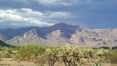 The Superstition Mountain Foothills 