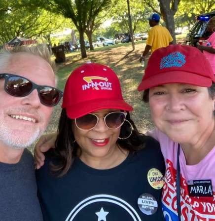 Blaine, ME and Marla, JUNETEENTH, RR, Texas..