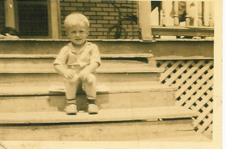Porch steps around 1948